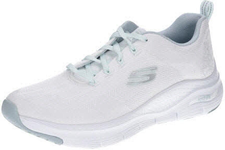 Skechers dames veterschoenen wit