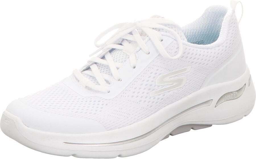 Skechers dames veterschoenen wit