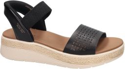 Skechers Slip-Ins: Bobs Sun Ray Vrouwen Zwart Sandalen