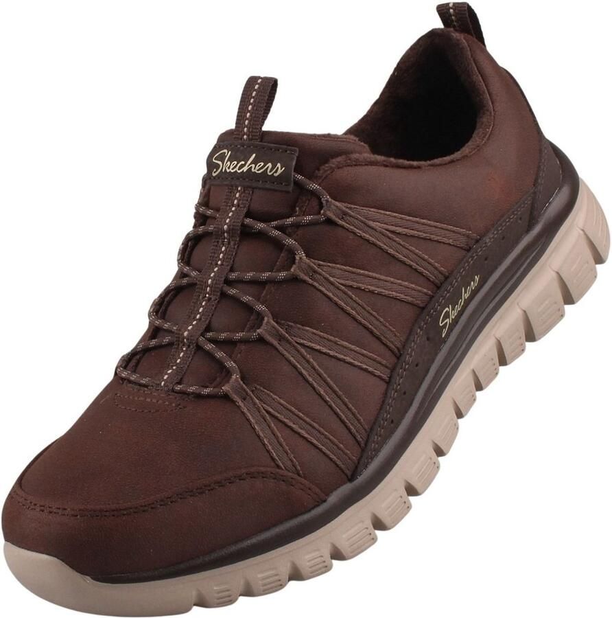 Skechers damessneaker donkerbruin Graceful Cozy Hug 100889 CHOC - Foto 4