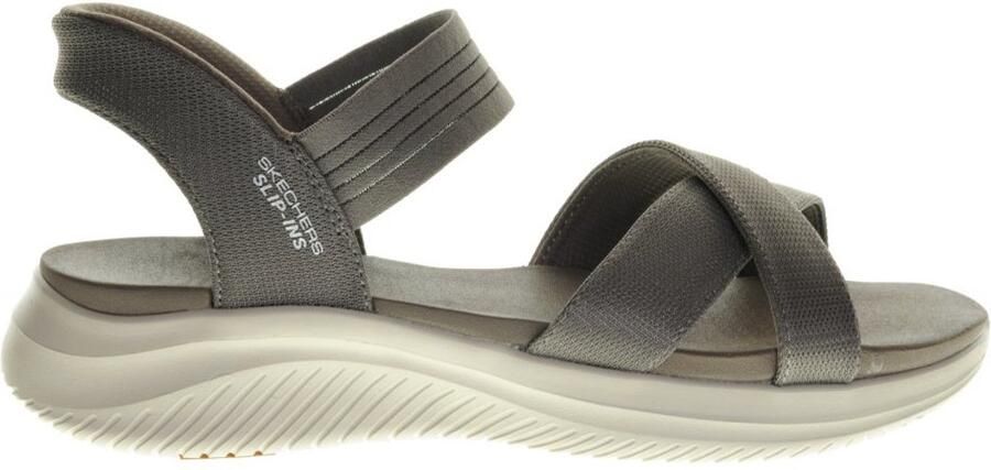 Skechers Dark Taupe Sandalen