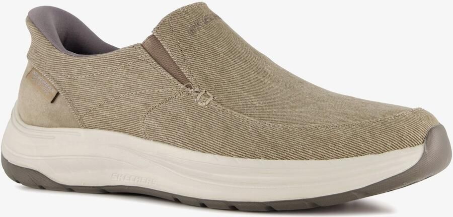 Skechers Slip-ins Decklan Gulliver instapper taupe Beige Extra comfort Memory Foam - Foto 2