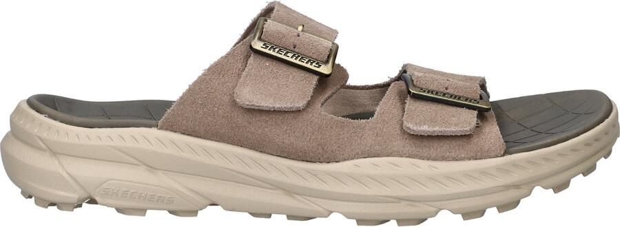 Skechers Delano heren slipper Taupe