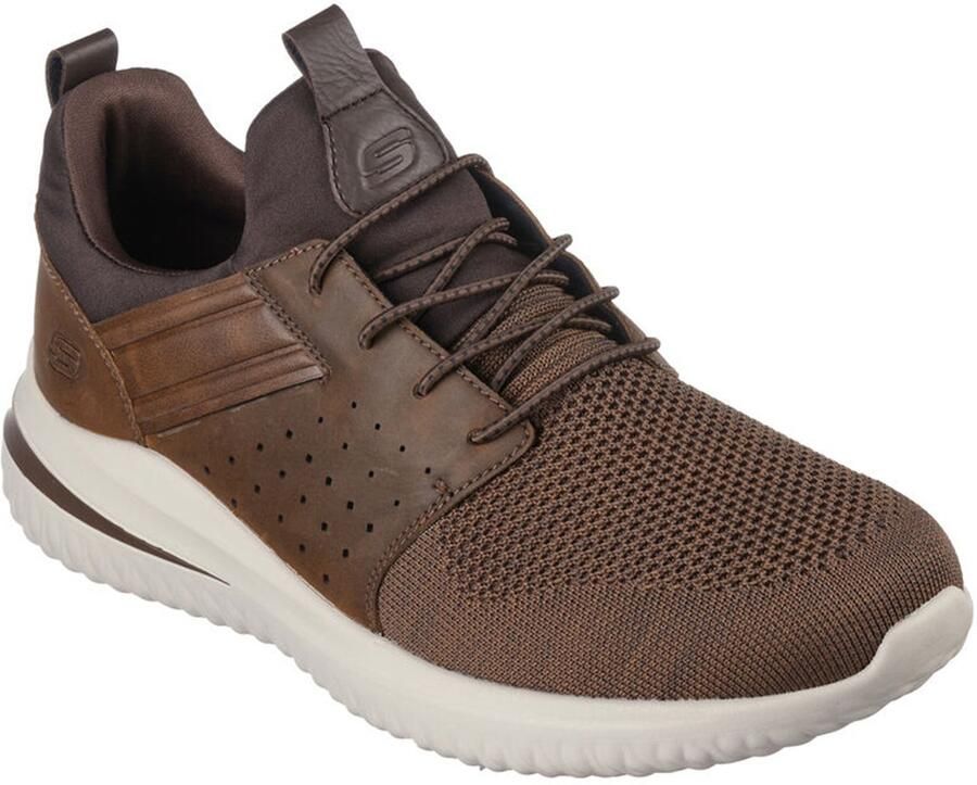 Skechers Delson 3.0 CICADA herensneaker 210238 bruin - Foto 2