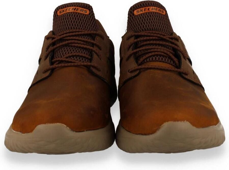 Skechers Slip-on sneakers DELSON 3.0 sneakers vrijetijdsschoen slippers met goga mat -voetboogsteun