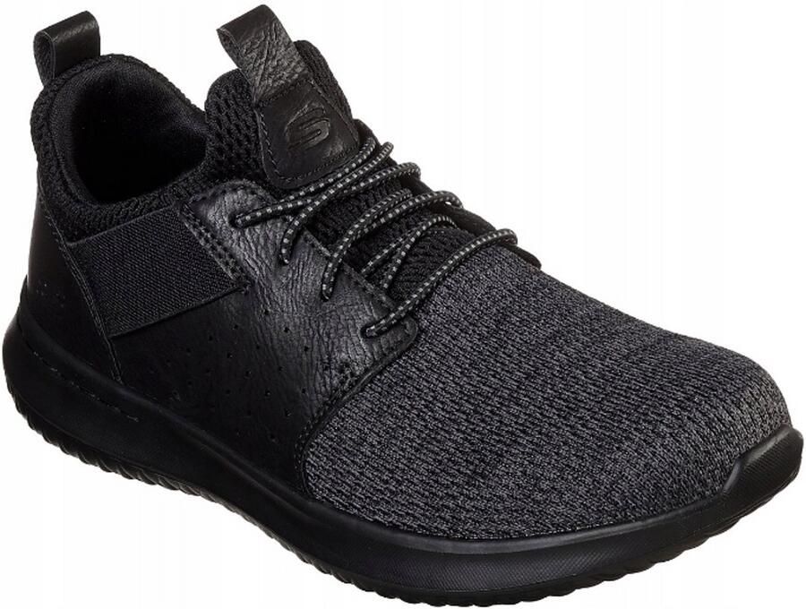 Skechers Delson Camben Heren Sneakers Zwart Comfortabel