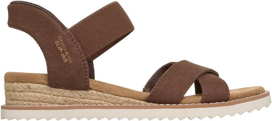 Skechers DESERT KISS-GOLDEN LILY Dames Slippers Bruin