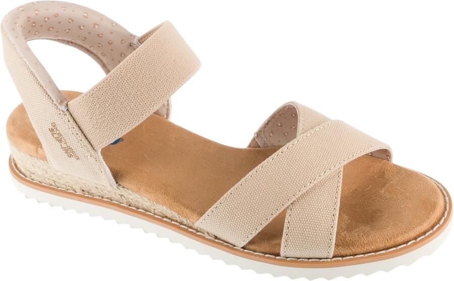 Skechers Desert Kiss-Golden Lily Vrouwen Beige Sandalen