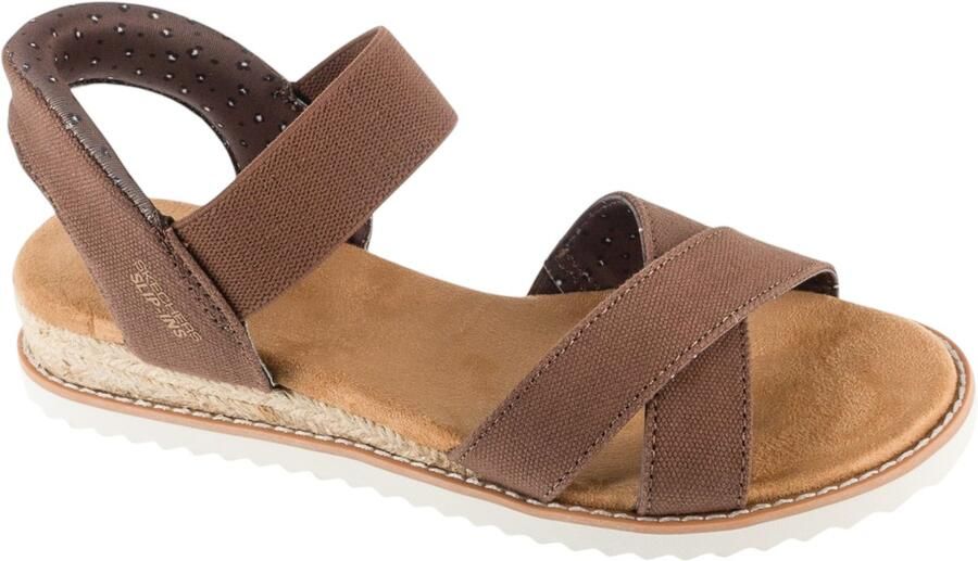 Skechers Desert Kiss-Golden Lily Vrouwen Bruin Sandalen