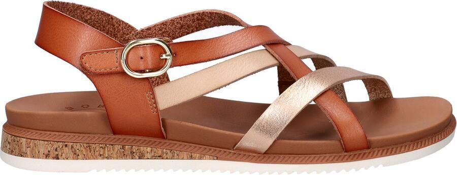Skechers DESERT KISS LOW PEAK RANK Dames Sandalen Chestnut - Foto 2