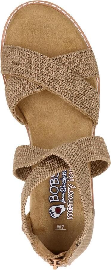 Skechers Sandalen DESERT KISS- zomerschoen sandaal keilhak met hielrits - Foto 4