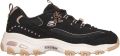 Skechers D'LITES 20TH ANNIVERSARY Dames Sneakers Zwart Rose Gold - Zwart/Goud