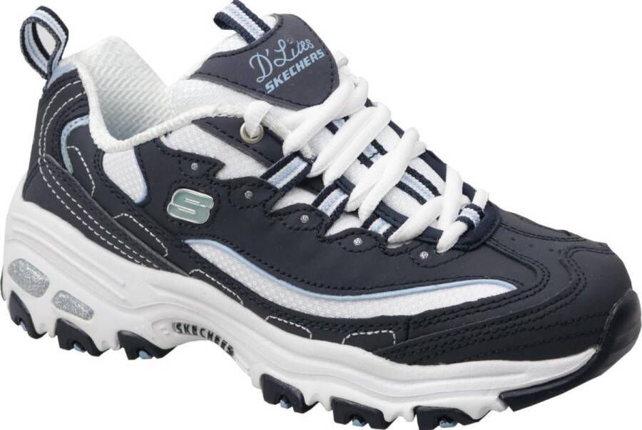 Skechers Sneakers D´Lites Biggest Fan Vrijetijdsschoen lage schoen veterschoen in trendy chunky-stijl - Foto 2