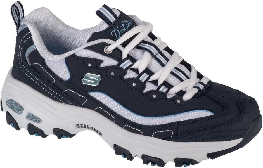 Skechers Sneakers D´Lites Biggest Fan Vrijetijdsschoen lage schoen veterschoen in trendy chunky-stijl - Foto 2