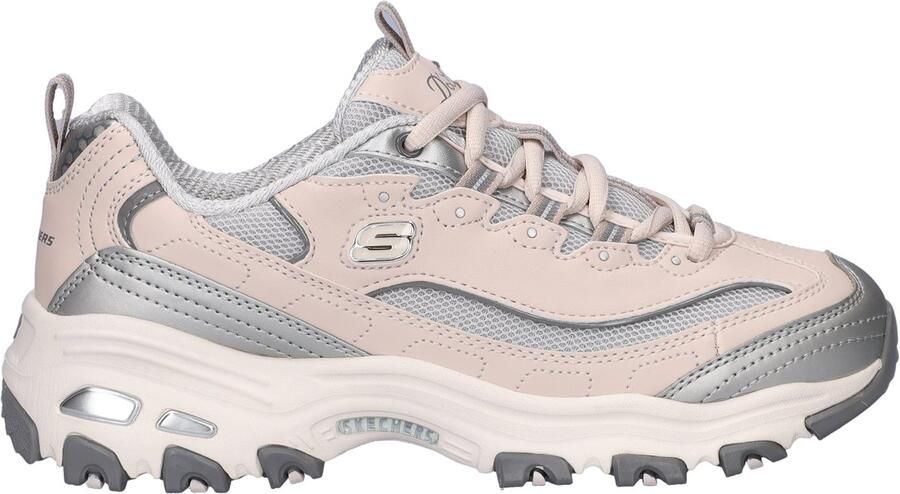 Skechers Sneakers D'LITES-CHROMATIC plateausneaker veterschoen met metallic accenten - Foto 3