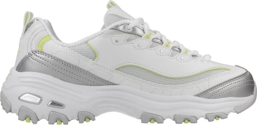 Skechers Sneakers D'LITES-CHROMATIC plateausneaker veterschoen met metallic accenten