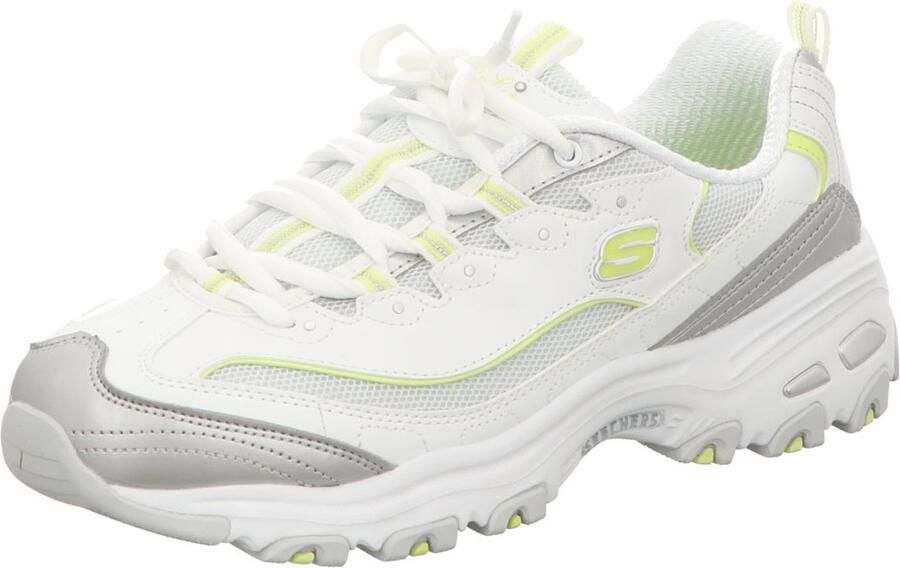Skechers Sneakers D'LITES-CHROMATIC plateausneaker veterschoen met metallic accenten