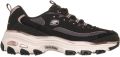 Skechers D'LITES-CHROME WAVE Dames Veterschoenen Zwart Rose Gold - Zwart