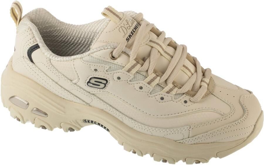 Skechers D'Lites Fresh Start Vrouwen Wit Sneakers