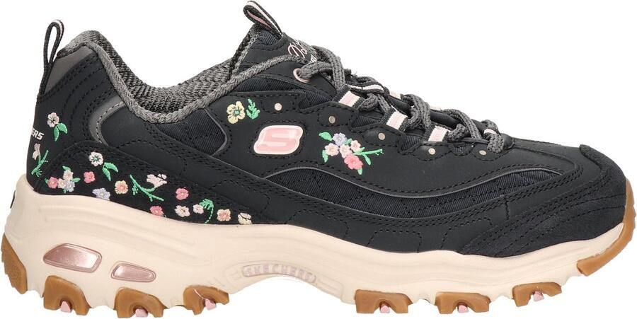 Skechers D'Lites Garden Chic dames sneaker Zwart