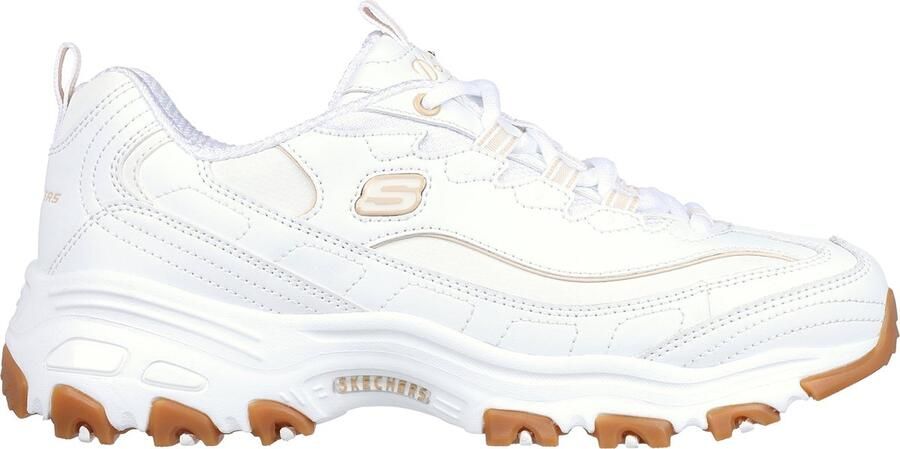 Skechers D'LITES GOOD NEUTRAL 149807-WHT Female White Comfortable Shoes Female 149807-WHT White