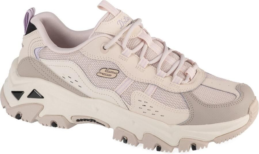 Skechers D'Lites Hiker 180128-NTMT Vrouwen Beige Sportschoenen Sneakers