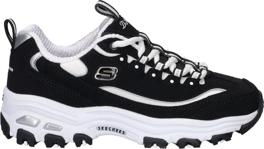 Skechers D'Lites meisjes sneakers Zwart wit