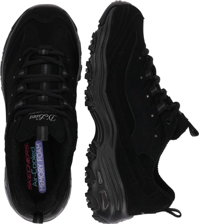Skechers Sneakers D'LITES PLAY ON Vrijetijdsschoen lage schoen veterschoen met Air Cooled Memory Foam - Foto 2