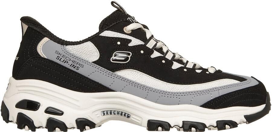 Skechers D´LITES SMOOTH NOSTALGIA damessneaker Black Natural