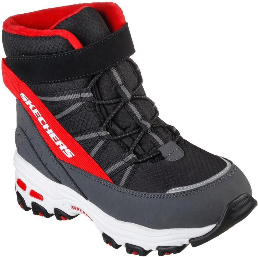 Skechers D'LITES Unisex Kindersneakers Zwart Rood