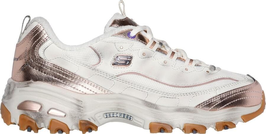 Skechers D'Lites-Vintage Vision Dames Sneakers Cr�me Goud