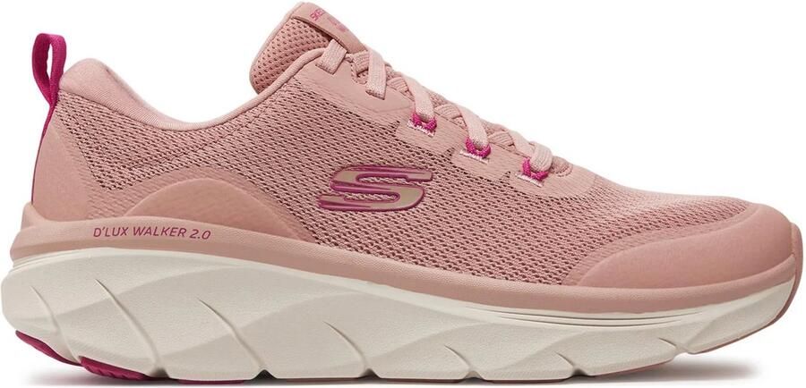 Skechers D'LUX WALKER 2.0 Elegante Rozen Luxe Comfort en Stijlvolle Dames Sneakers voor Actieve Levensstijl