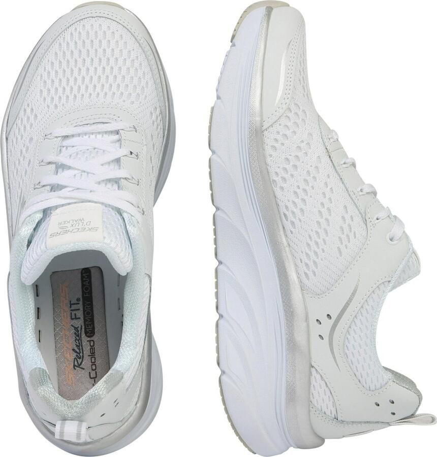 Skechers Sneakers D´Lux Walker met relaxed fit-uitrusting vrijetijdsschoen halfhoge schoen veterschoen - Foto 2