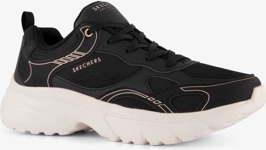Skechers E Clypse Lite Lunar Walks dames sneakers zwart Extra comfort Memory Foam