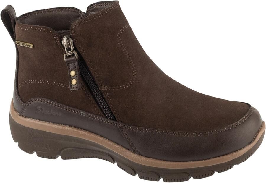 Skechers Easy Going Alpine Zip Vrouwen Bruin Laarzen