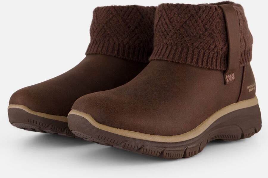 Skechers EASY GOING COZY WEATHER 4 Dames Instappers Chocolate