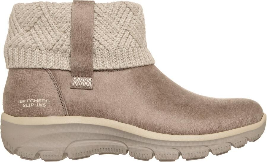 Skechers EASY GOING COZY WEATHER 4 Dames Instappers Taupe
