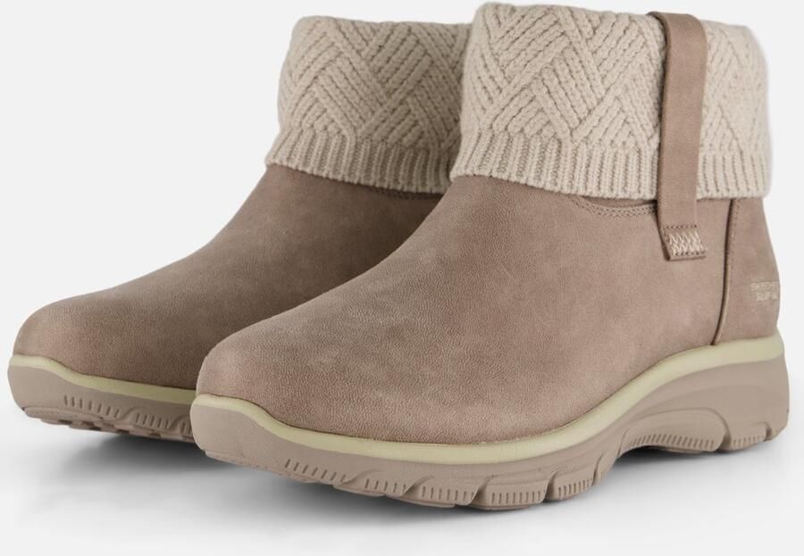 Skechers EASY GOING COZY WEATHER 4 Dames Instappers Taupe