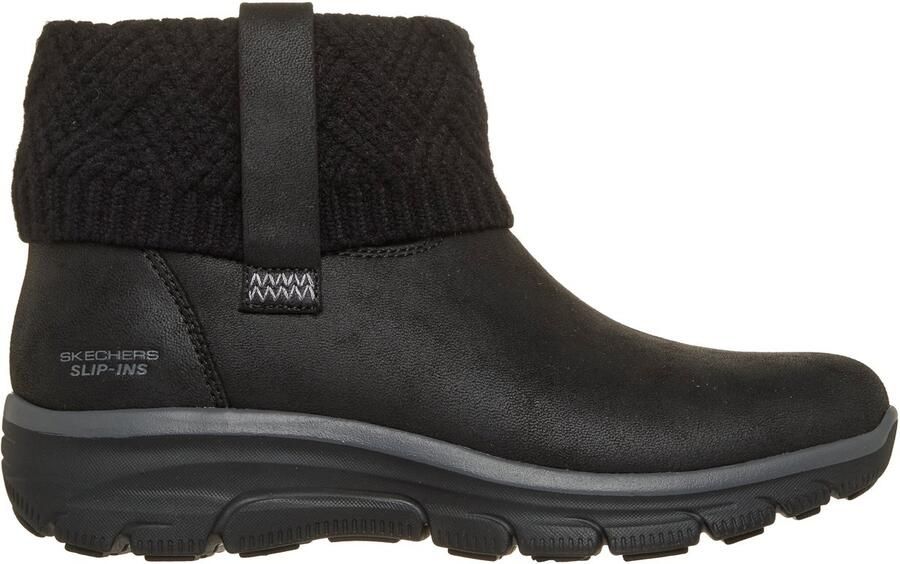 Skechers EASY GOING COZY WEATHER 4 Dames Instappers Zwart