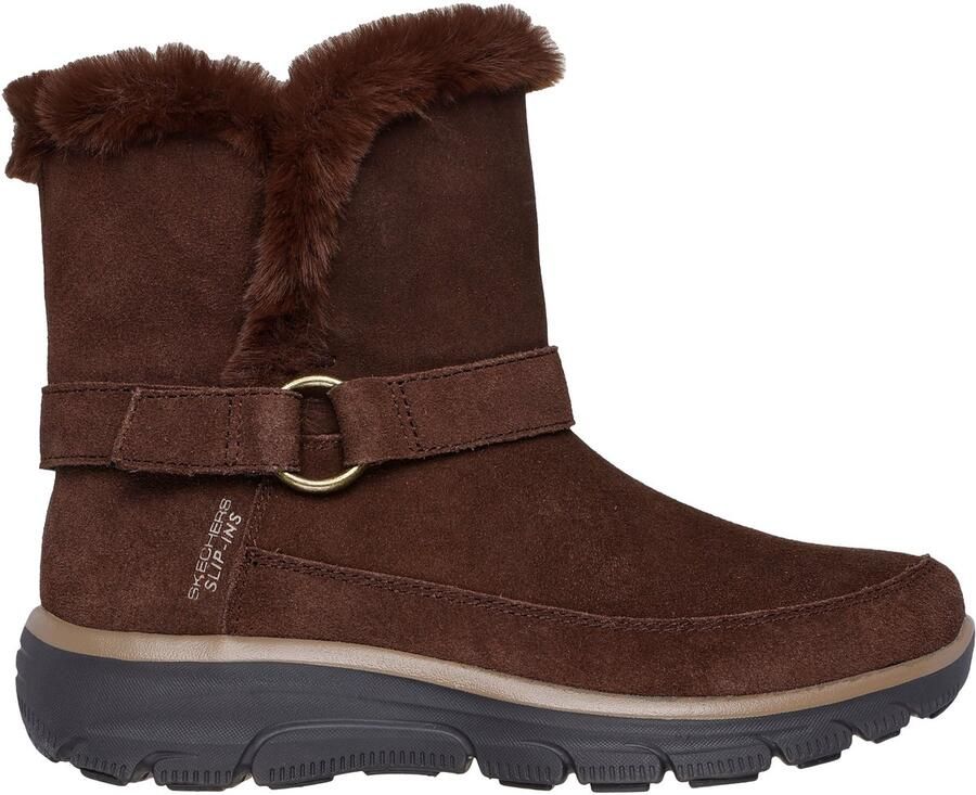 Skechers EASY GOING DREAMERS LUXE VI Dames Instappers Chocolate