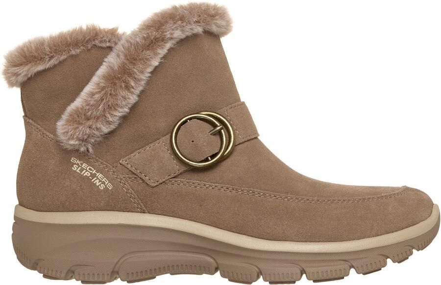 Skechers EASY GOING GENTLE WINTER Dames Instappers Beige