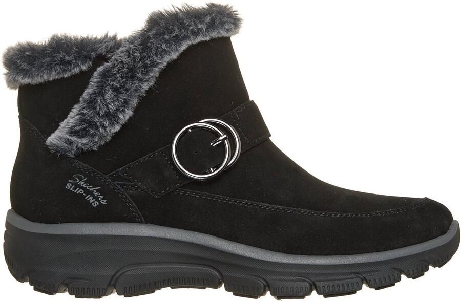 Skechers EASY GOING GENTLE WINTER Dames Instappers Zwart