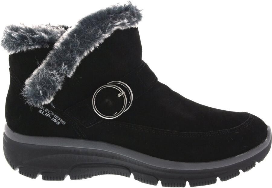 Skechers EASY GOING GENTLE WINTER Dames Instappers Zwart