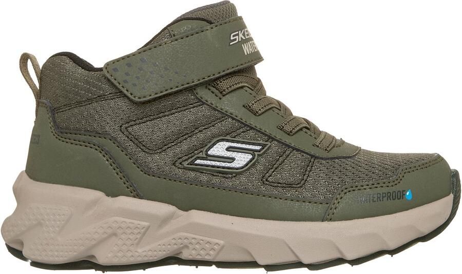 Skechers ELITE SPORT TREAD-AQ Jongens Sneakers Olive Zilver Zwart