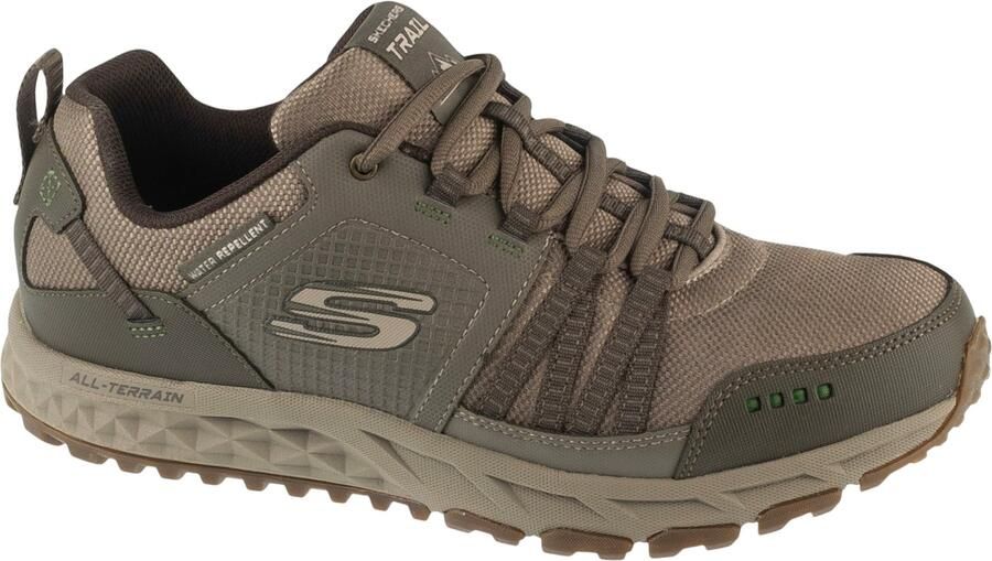 Skechers Escape Plan Mannen Bruin Trekkingschoenen