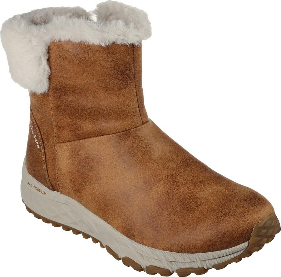 Skechers Escape Plan voor dames Cosy Collab Boots 167413 CSNT bruin