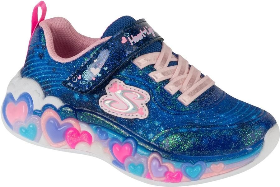 Skechers Eternal Heart Lights 302696L-NVMT voor meisje Marineblauw Sneakers Sportschoenen - Foto 2