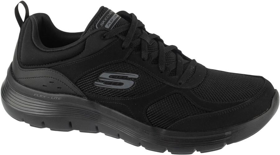 Skechers Flex Advantage 5.0-Gano Mannen Zwart Sneakers