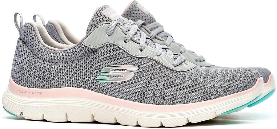 Skechers Flex Appeal 4.0 Brilliant V Sneakers Grijs Dames