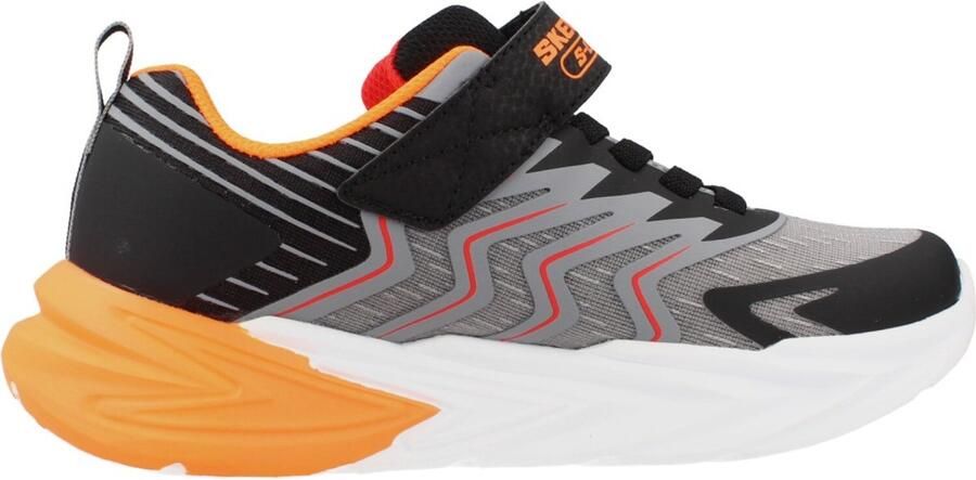 Skechers FLEX-GLOW ULTRA PRISM-PACER Jongens Veterschoenen Zwart Charcoal Rood - Foto 6